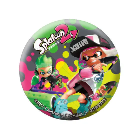 スプラトゥーン2 イカしたブロマイド缶バッジコレクション ボーイ&ガール