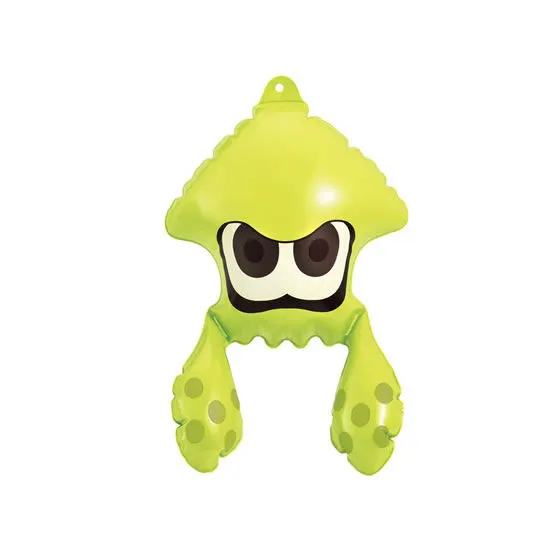 スプラトゥーン2 イカしたエアーマスコット イカ（ネオンイエロー）