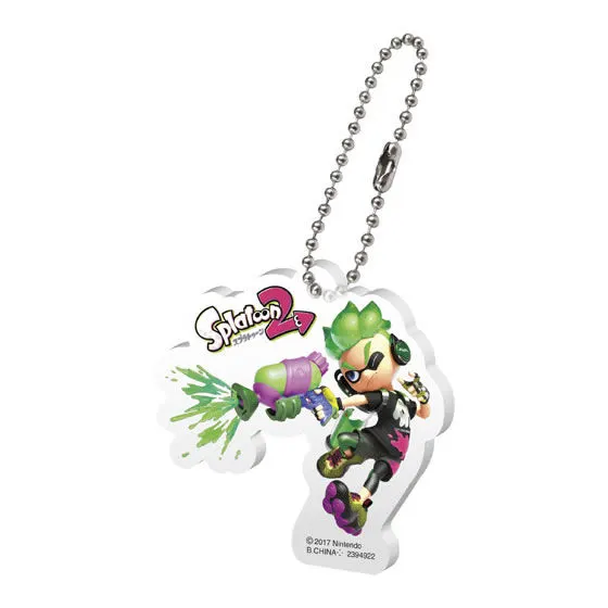 スプラトゥーン2 アクリルスイング ボーイ ネオングリーン