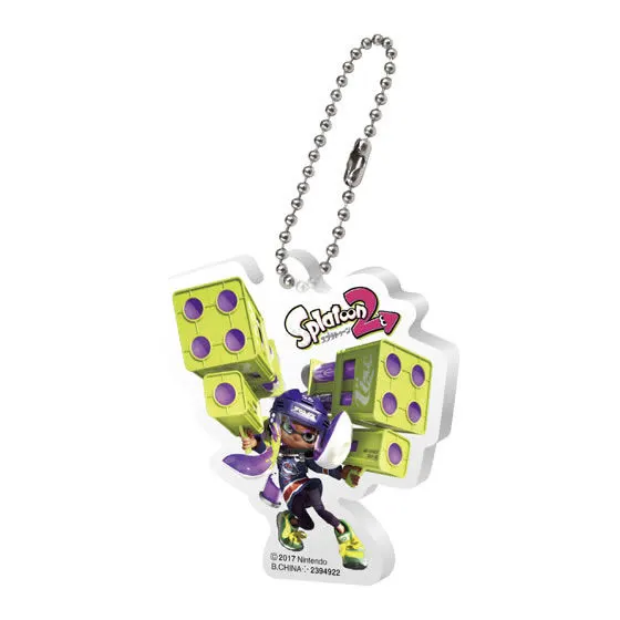 スプラトゥーン2 アクリルスイング ガール ネオンパープル