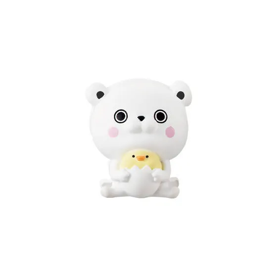 ヨッシースタンプ　はさむんです。 くまさんとひよこさん