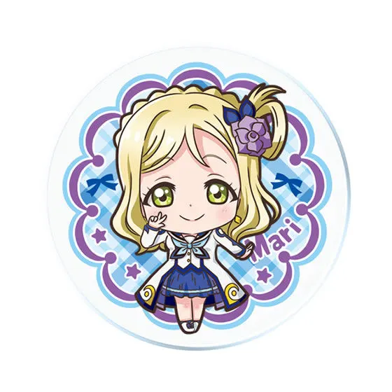 ラブライブ！サンシャイン!!　かぷりるずバッジ04 小原 鞠莉