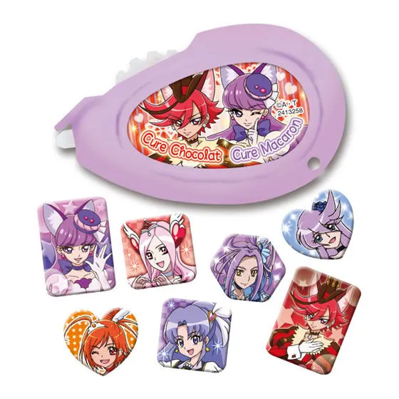 プリキュアオールスターズ　プリキュアくるペタシール キュアマカロン＆キュアショコラセット