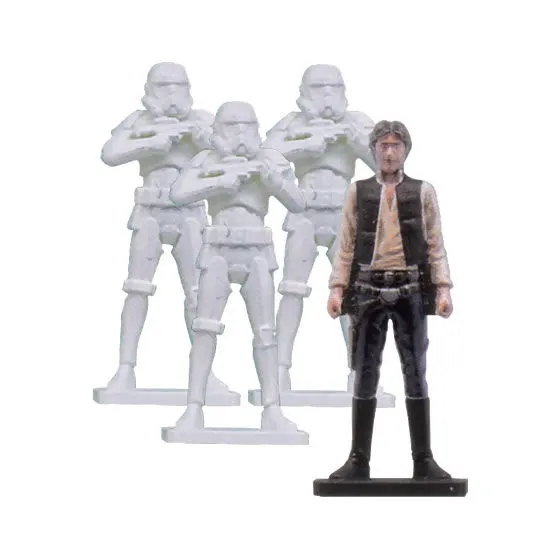 STAR WARS スケールモデルシリーズ Mini Figure 01 ハン・ソロ&ストームトルーパー3体