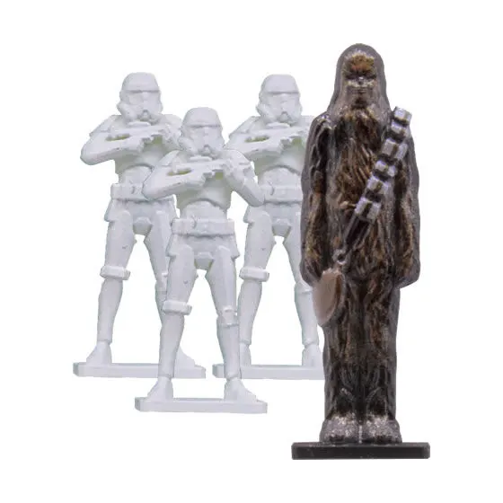 STAR WARS スケールモデルシリーズ Mini Figure 01 チューバッカ&ストームトルーパー3体