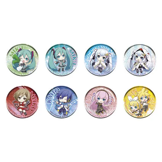 初音ミク 雪ミクあそーと 缶バッジ8種