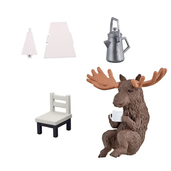 どうぶつキャンプ02 ヘラジカ(ケトル・イスA・テントパーツ付き)