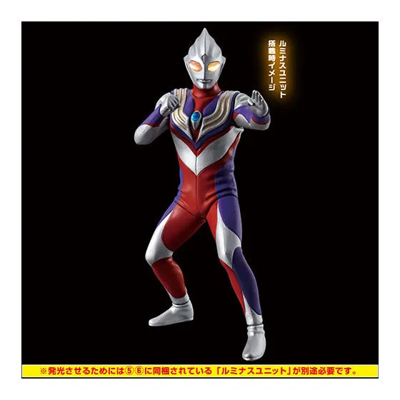 アルティメットルミナス ウルトラマンSP ウルトラマンティガ(マルチタイプ)Anniversary Edition(ルミナスユニット搭載イメージ)