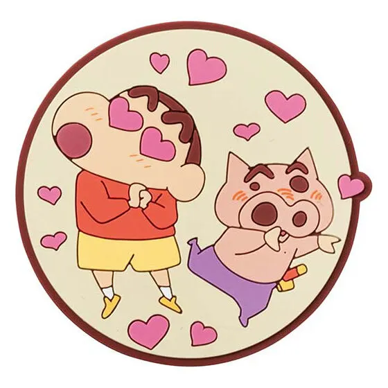 クレヨンしんちゃん ラバーざっかコレクション コースター(しんちゃん&ぶりぶりざえもん)