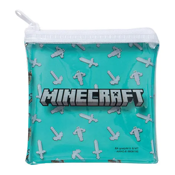 マインクラフト ポーチコレクション ロゴ+武器