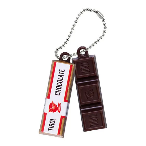 チロルチョコ ミニチュアチャームコレクション チロルチョコ(ミルクヌガー)
