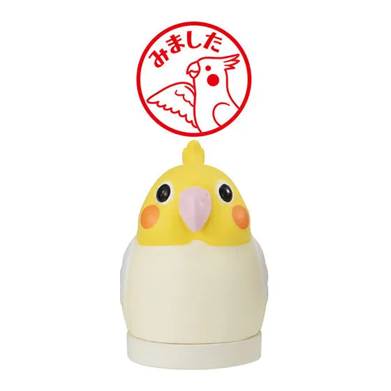 鳥さんのはんこ。 オカメルチノー