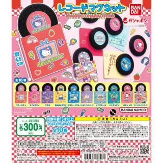 サンリオキャラクターズ　レコードマグネットの画像