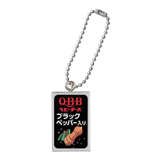 Q・B・Bベビーチーズ　ミニチュアチャーム ブラックペッパー入り