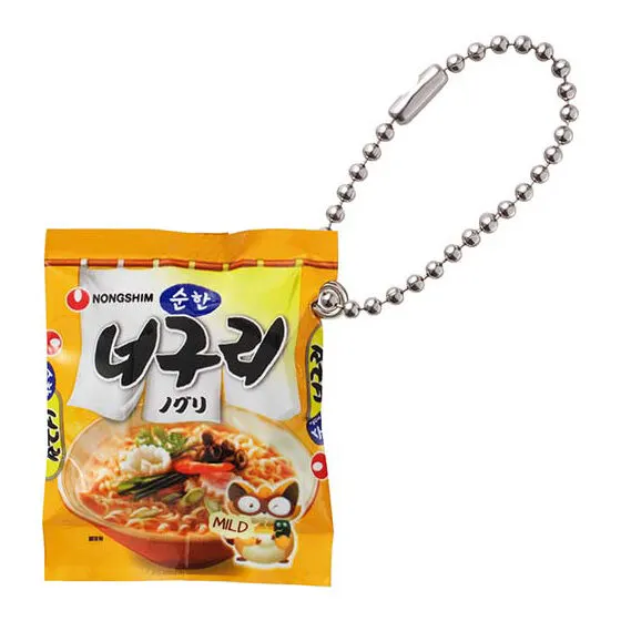 農心　袋麺ミニチュアチャームコレクション ノグリラーメンマイルド