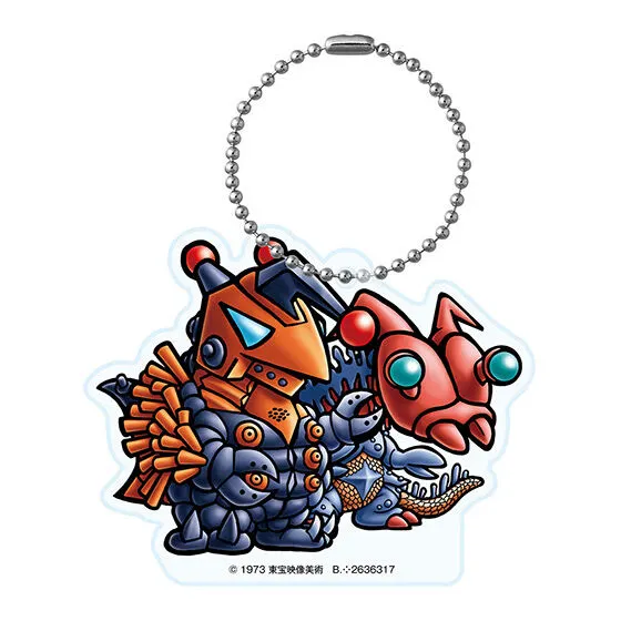 東宝怪獣倶楽部アクリルキーホルダー2 ワルギルガー＆スパイラー