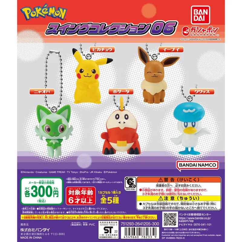 ポケットモンスター スイングコレクション06の台紙