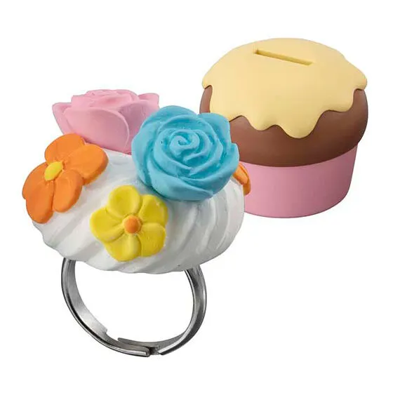 Ringcolle! カップケーキリング フラワークリーム