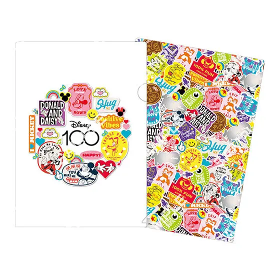 Disney 100 クリアファイル デザインG