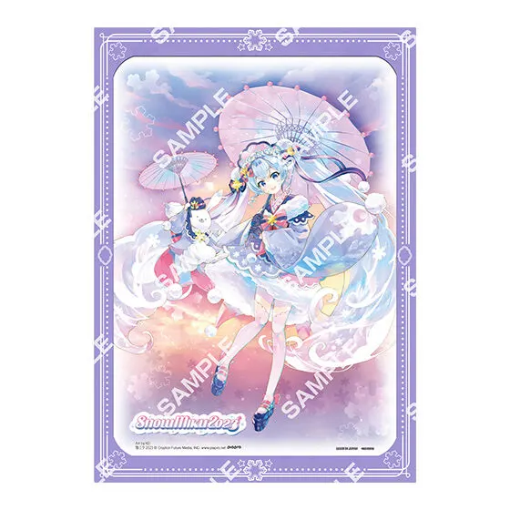 「SNOW MIKU 2023」 A4台紙付きイラストポートレート Art by KEI