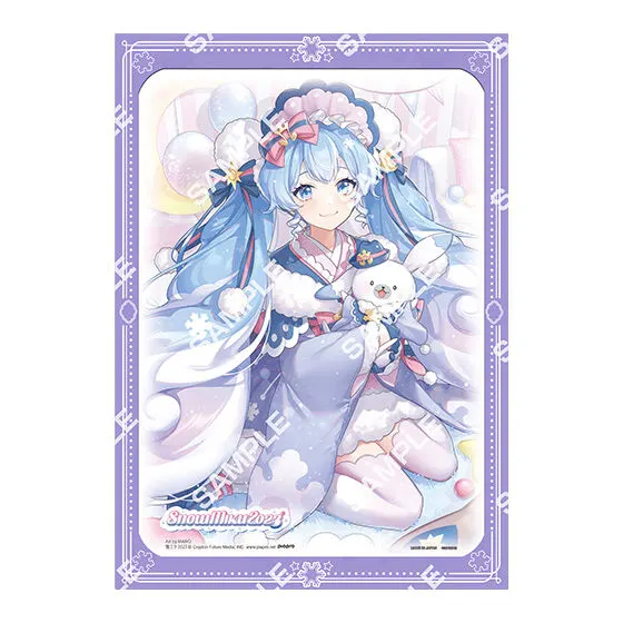 「SNOW MIKU 2023」 A4台紙付きイラストポートレート Art by MAIRO