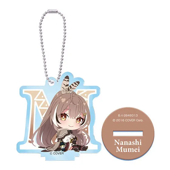 ホロライブEnglish イニシャルアクリルチャーム 七詩ムメイ