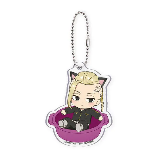 東京リベンジャーズ ぷにとっぷ♡ ねこなべあそーと アクリルチャーム 龍宮寺堅