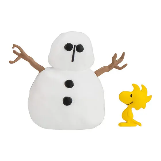 PEANUTS ならぶんです。5 雪だるま&ウッドストック