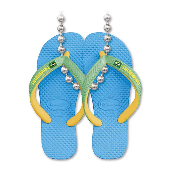 Havaianas(ハワイアナス) サンダルチャーム brasil mix 1989 Turquoise/Pop Yellow 234 - M68
