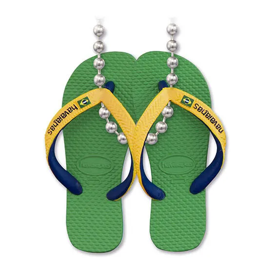 Havaianas(ハワイアナス) サンダルチャーム brasil mix 1985 Leaf Green/Marine Blue 234 - M68