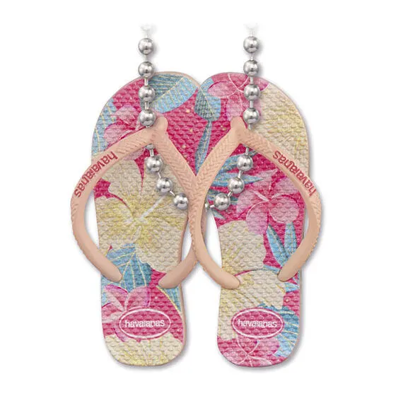 Havaianas(ハワイアナス) サンダルチャーム slim floral 9898 Pink/Pink 334 - 146