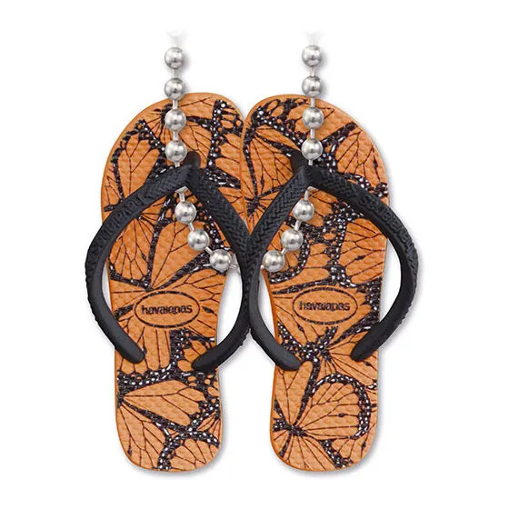 Havaianas(ハワイアナス) サンダルチャーム slim animals 5735 Begonia Orange 234 - 155