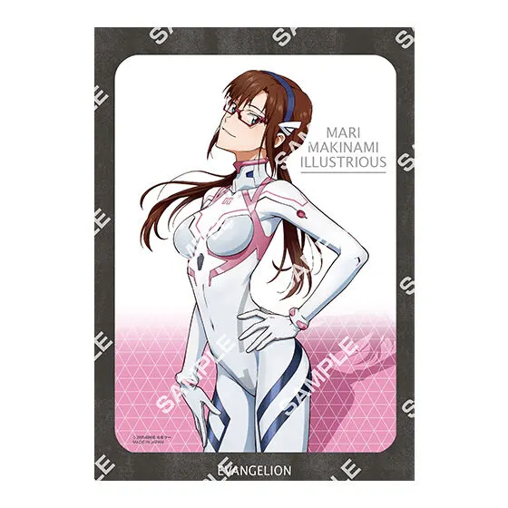 エヴァンゲリオン A4台紙付きイラストポートレート 真希波・マリ・イラストリアス