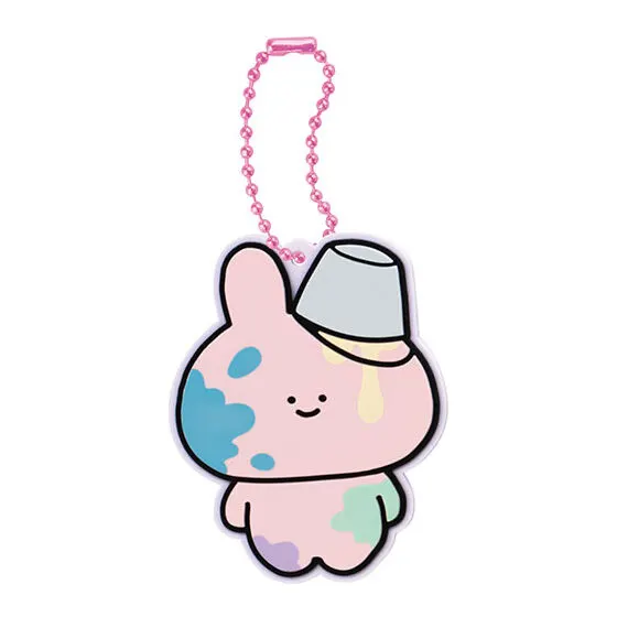 あさみみちゃん カプセルラバーマスコット～何があっても気にしない～ ペンキかかっても気にしない