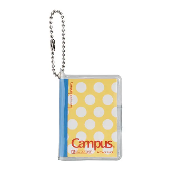 ミニチュア Campusノートチャーム デザインF