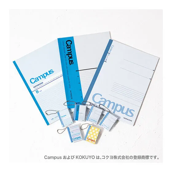 ミニチュア Campusノートチャーム 集合イメージ