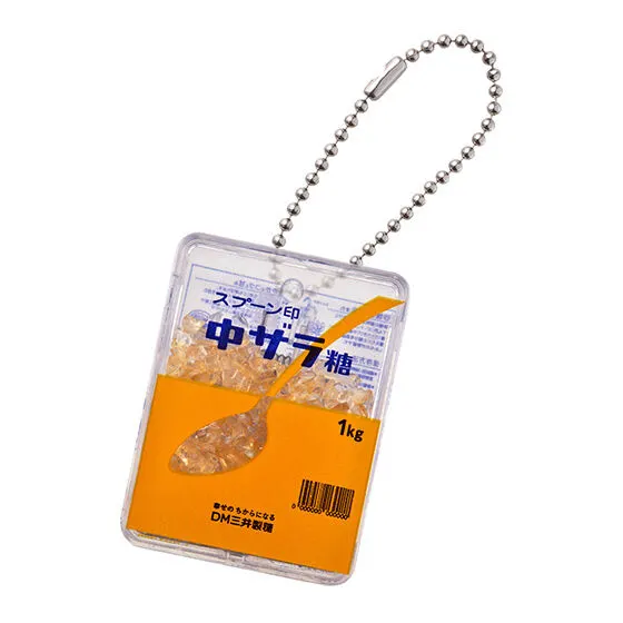 DM三井製糖 スプーン印砂糖 シャカシャカクリップチャーム 中ザラ糖