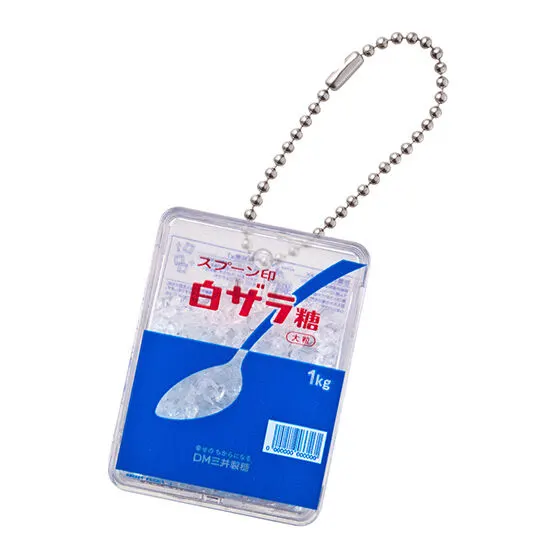 DM三井製糖 スプーン印砂糖 シャカシャカクリップチャーム 白ザラ糖