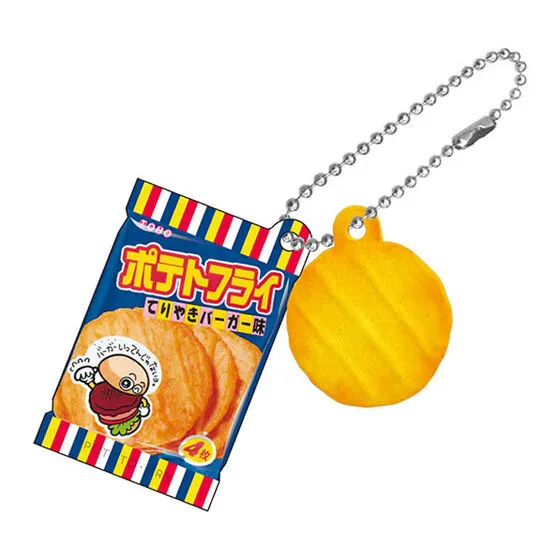 東豊製菓 ポテトフライミニチュアチャーム てりやきバーガー味
