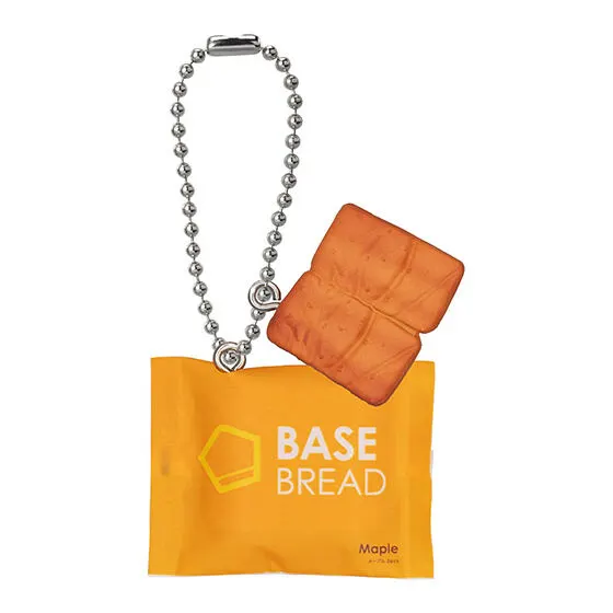 BASE FOOD ミニチュアマスコットチャーム BASE BREAD メープル