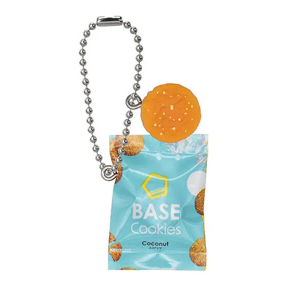 BASE FOOD ミニチュアマスコットチャーム BASE Cookies ココナッツ