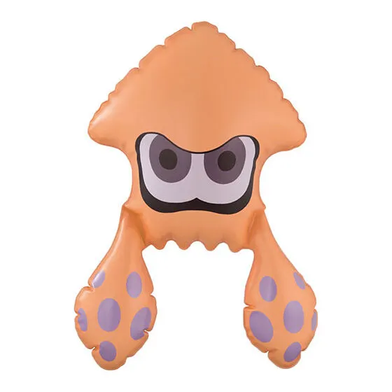 スプラトゥーン3 イカしたエアーマスコット イカ（オレンジ）