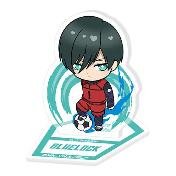 ブルーロック ぷにとっぷ♡あそーとこれくしょん02 アクリルスタンド 糸師 凛