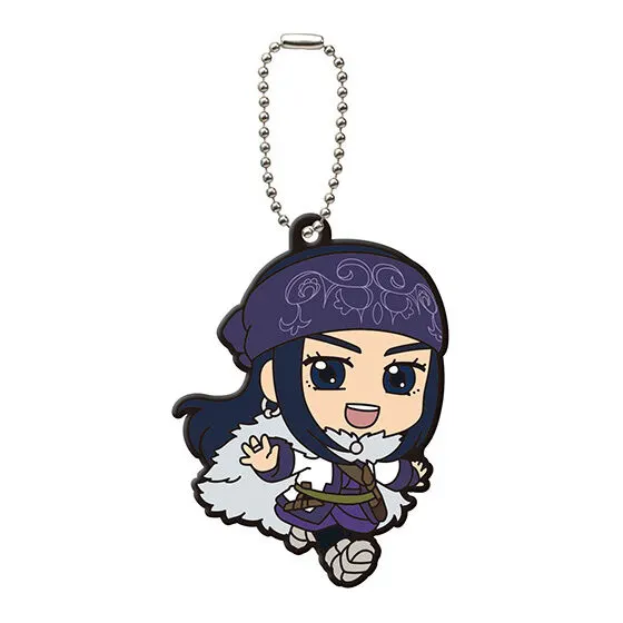 バンダイナムコアミューズメント限定　ゴールデンカムイ　カプセルラバーマスコット アシㇼパ