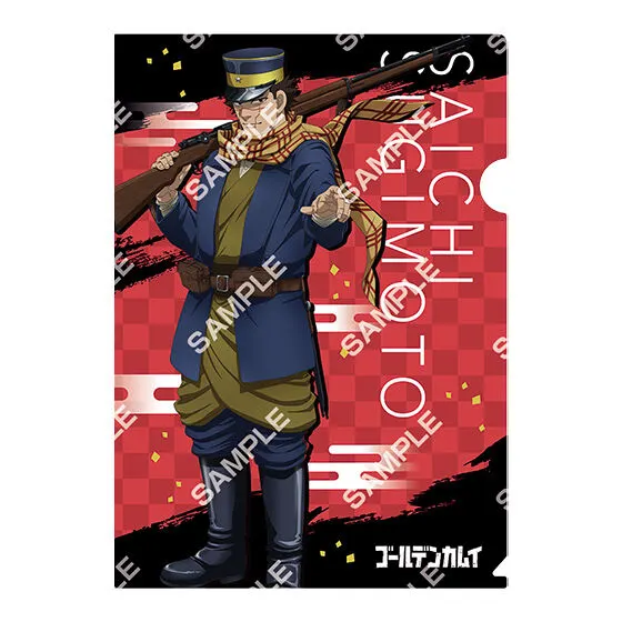 バンダイナムコアミューズメント限定　【フラットガシャポン】ゴールデンカムイ　クリアファイル A