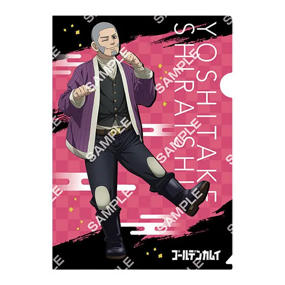 バンダイナムコアミューズメント限定　【フラットガシャポン】ゴールデンカムイ　クリアファイル C