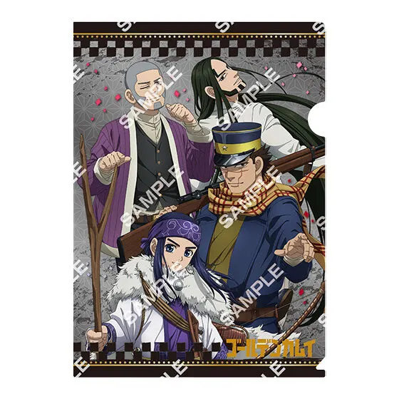 バンダイナムコアミューズメント限定　【フラットガシャポン】ゴールデンカムイ　クリアファイル E