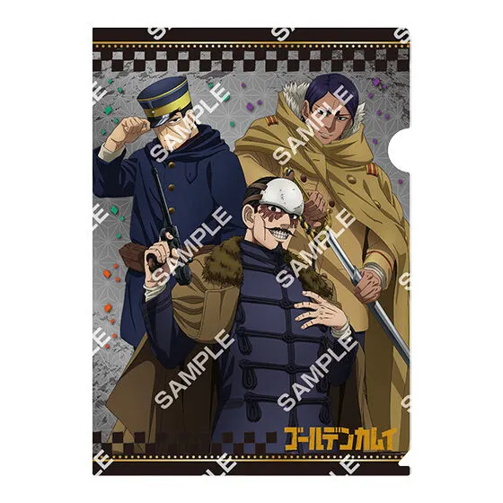 バンダイナムコアミューズメント限定　【フラットガシャポン】ゴールデンカムイ　クリアファイル F