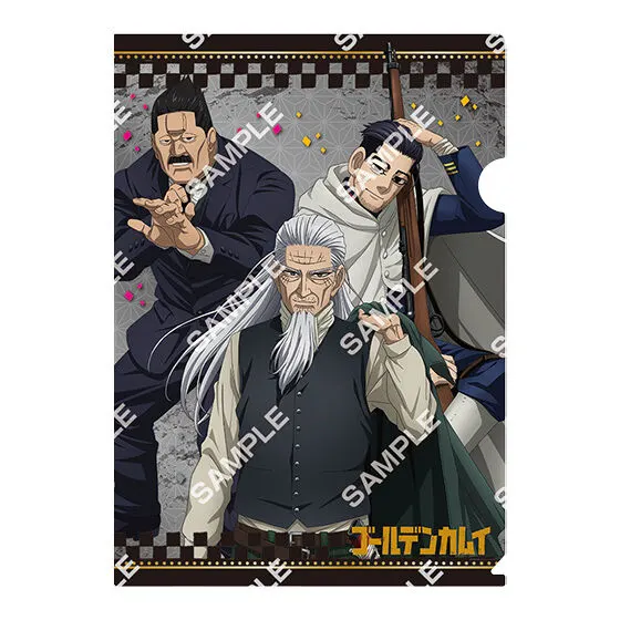 バンダイナムコアミューズメント限定　【フラットガシャポン】ゴールデンカムイ　クリアファイル G