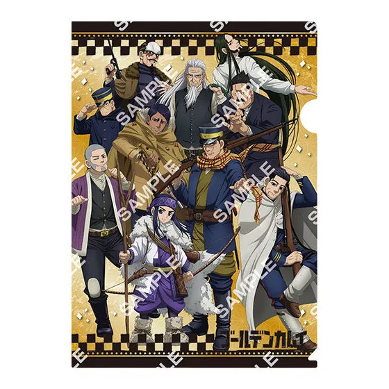 バンダイナムコアミューズメント限定　【フラットガシャポン】ゴールデンカムイ　クリアファイル H